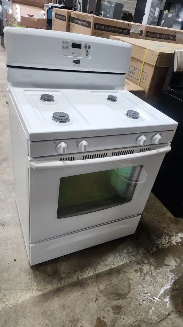 Maytag Gas Stove Freestanding - White