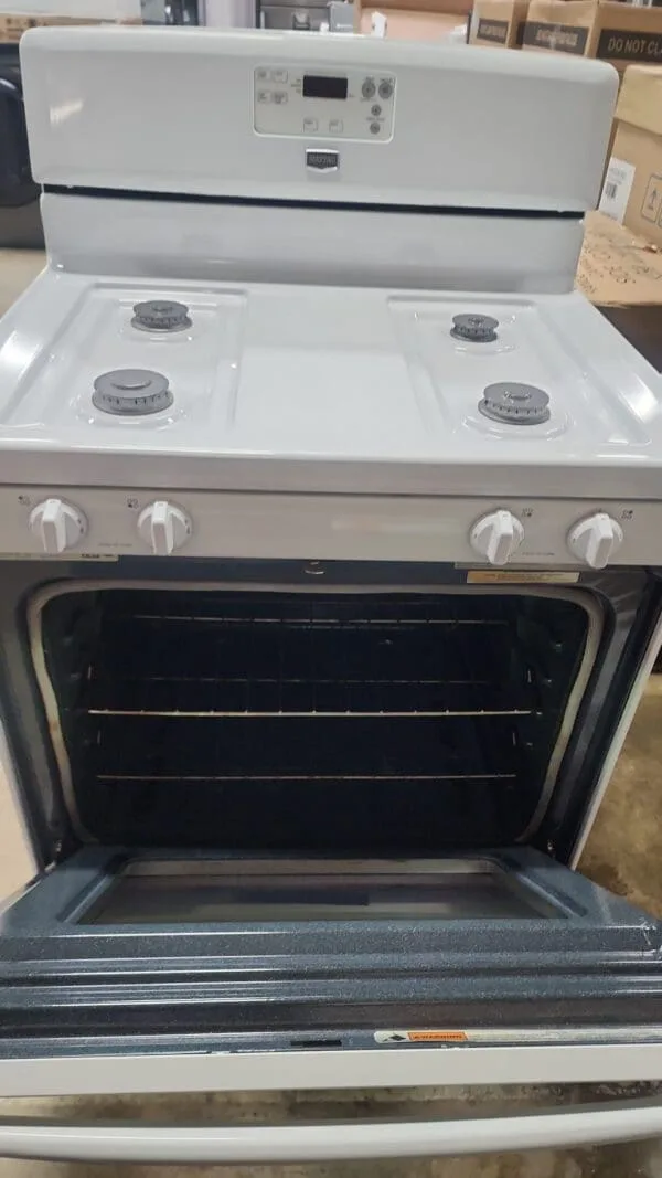 Maytag Gas Stove Freestanding - White