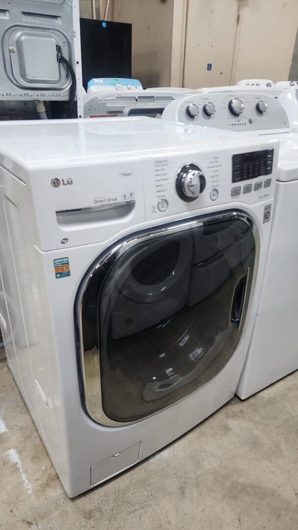 LG 27″ Refurbished Front Load All In One Washer/Dryer – White