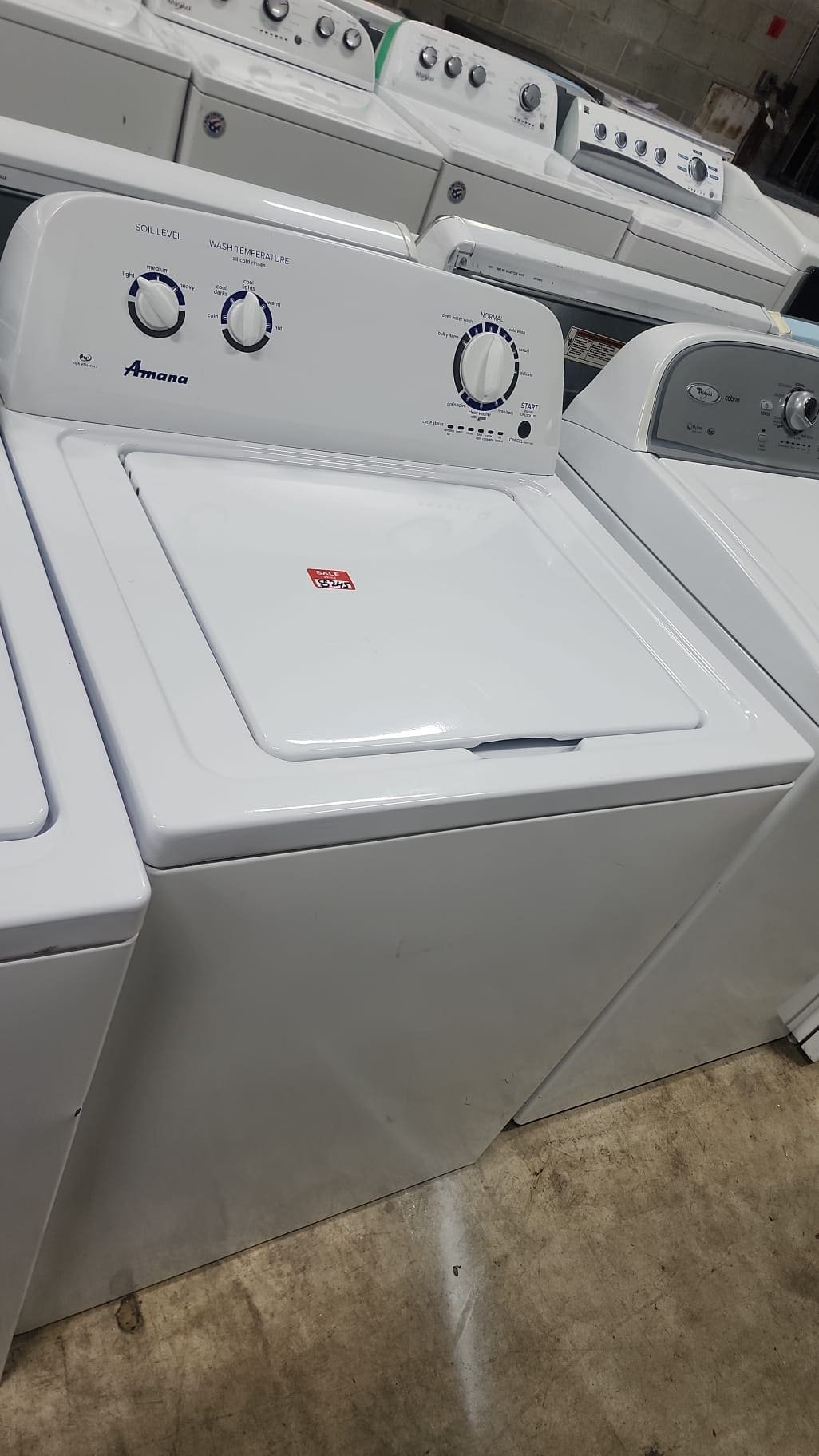 Amana Used Top Load Washer – White