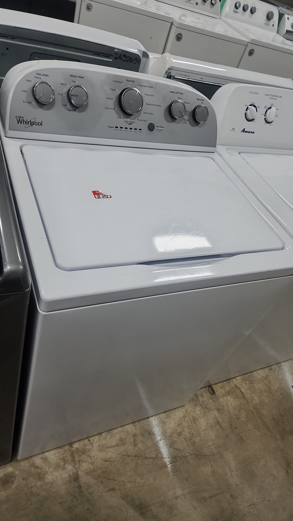 Whirlpool Used Top Load Washer – White