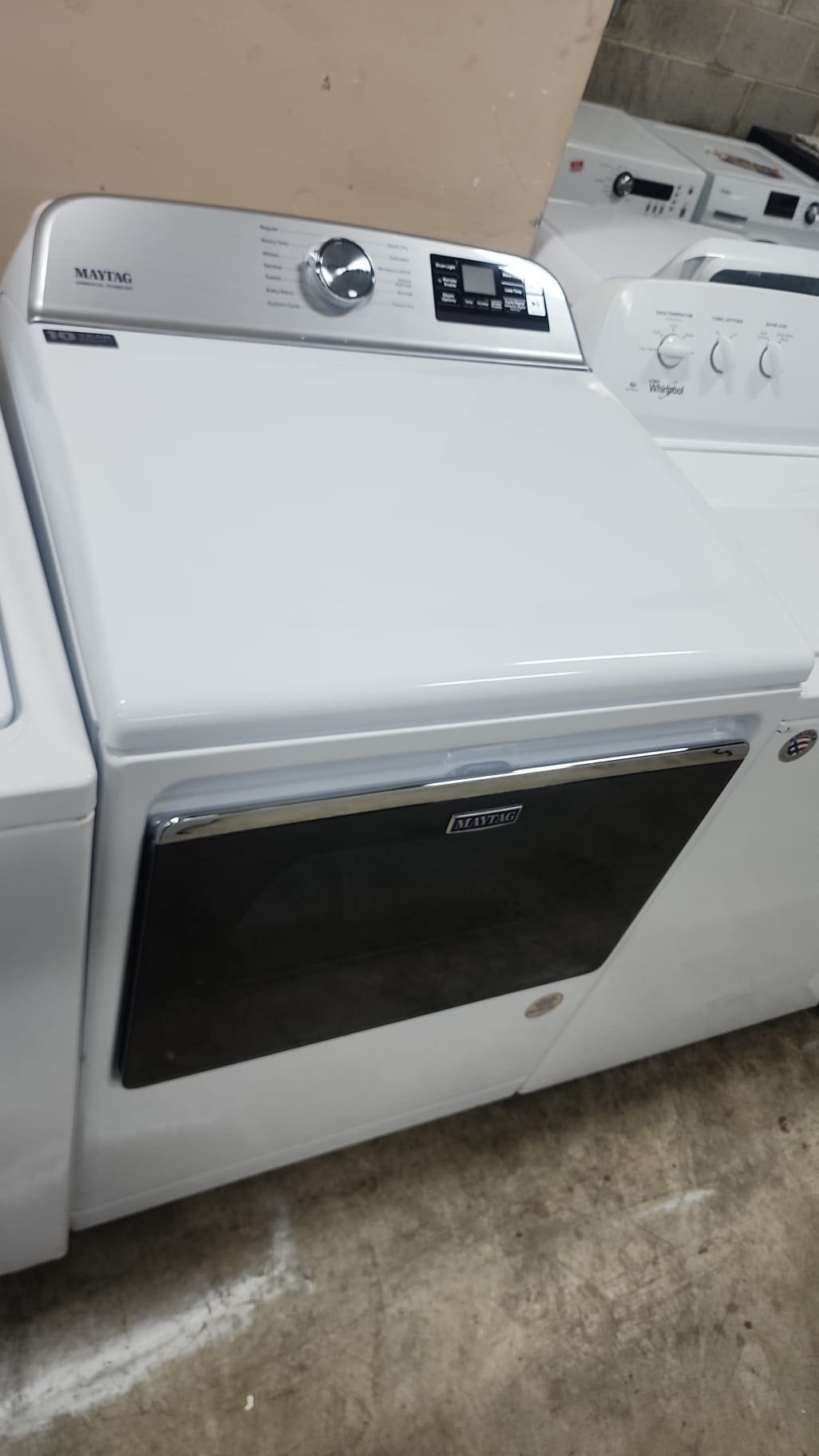 Maytag Refurbished Like New Front Load Dryer – White