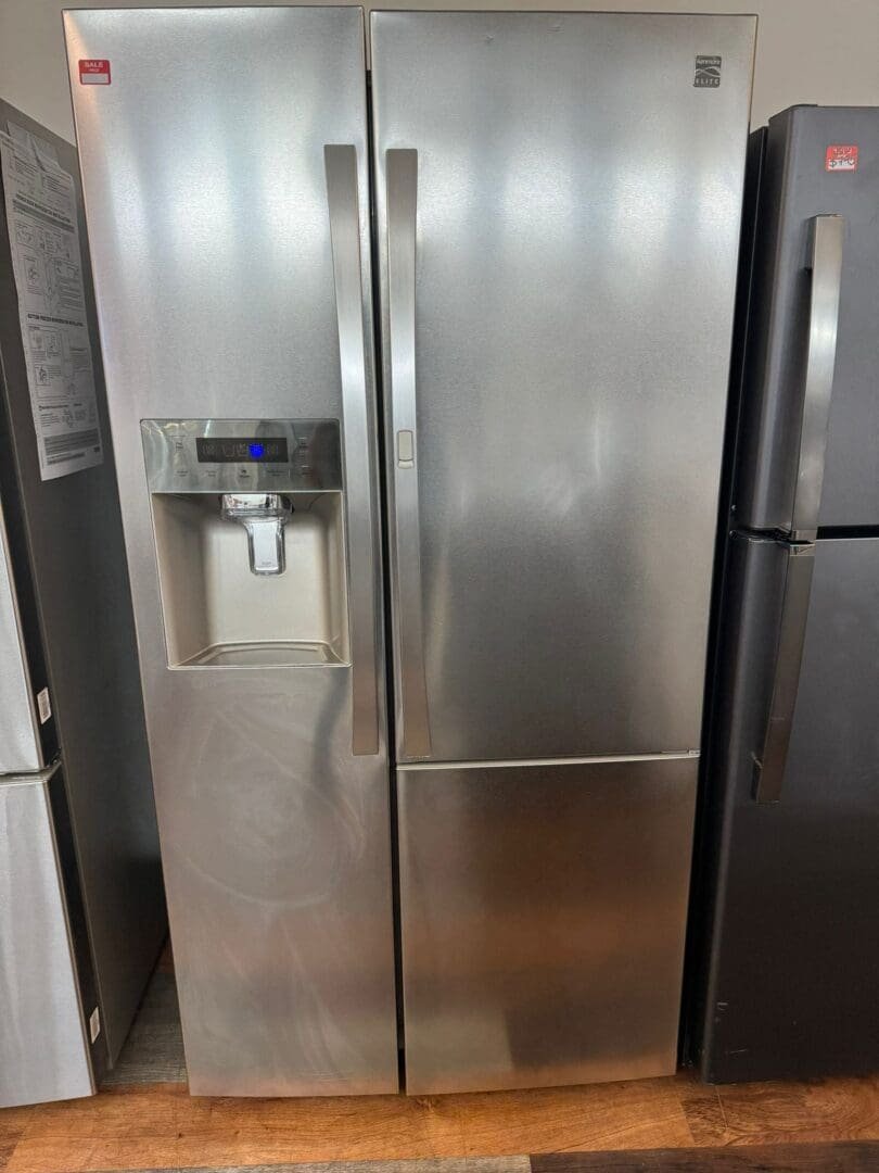 Kenmore New 33″ Side By Side Refrigerator – Stainless