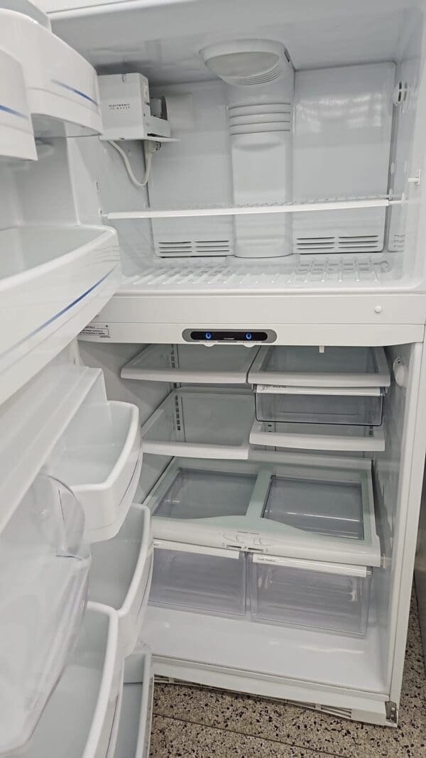 GE Used Top Bottom Refrigerator - White