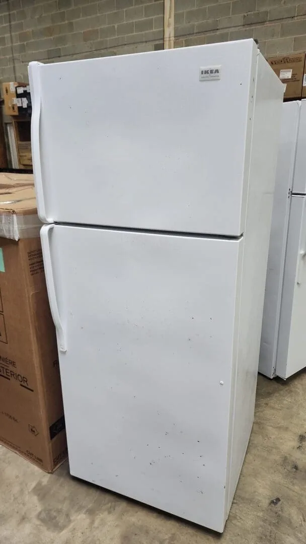 Ikea Used Top Bottom Refrigerator - White