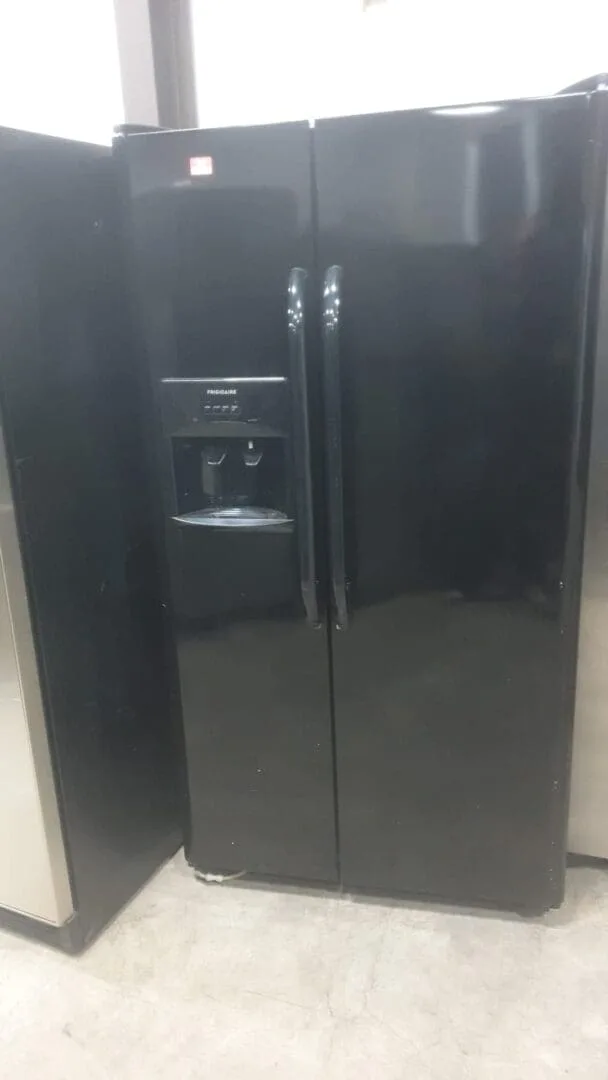 Frigidaire Used Side By Side Refrigerator – Black