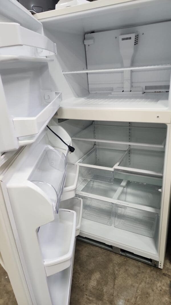 Whirlpool 33" Width Used Top Bottom Refrigerator - White