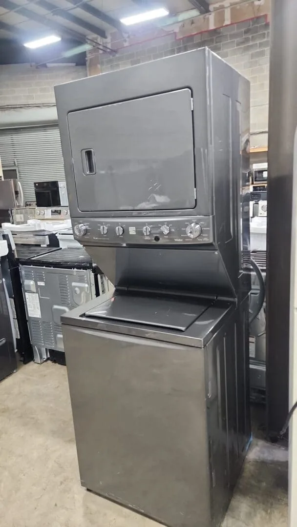 Kenmore 27″ Width Like New Stackunit – Black
