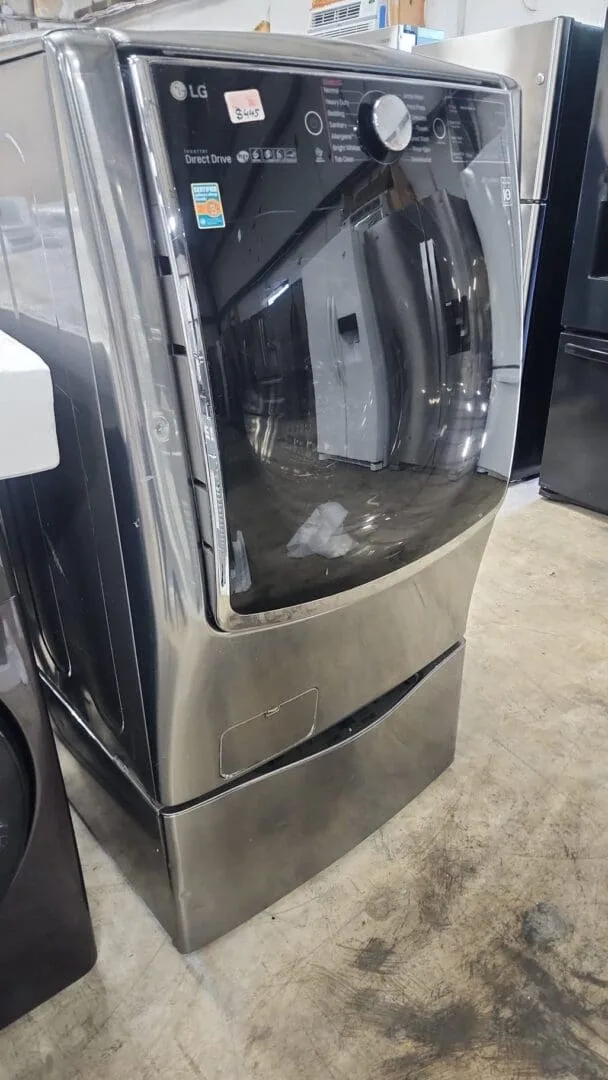 LG Like New Front Load Washer – Stainless