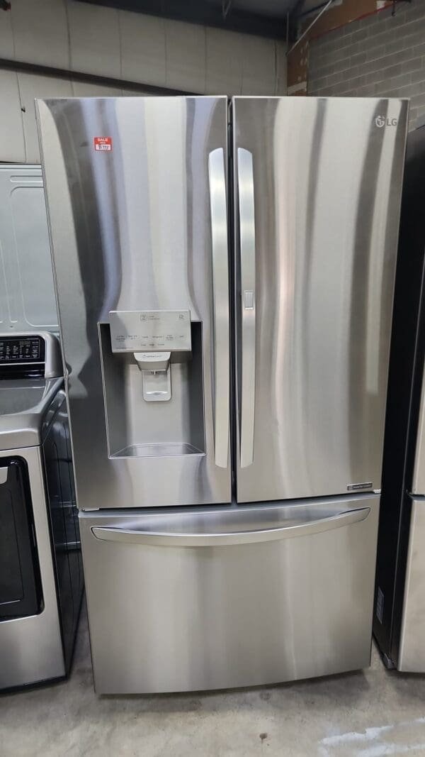 Samsung Refurbished 3 Door French Door Refrigerator - Stainless