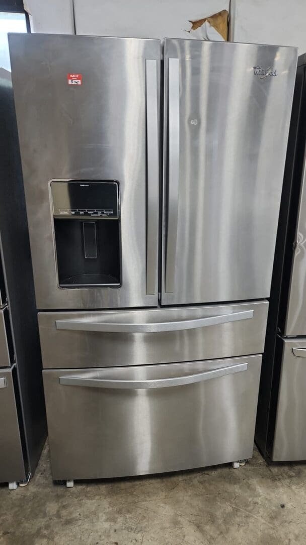 Whirlpool 36″ Refurbished 4 Door French Door Refrigerator