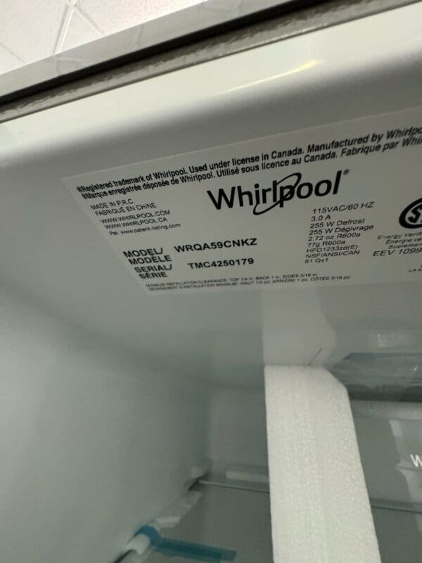 Whirlpool New 36-inch Wide Counter Depth 4 Door Refrigerator