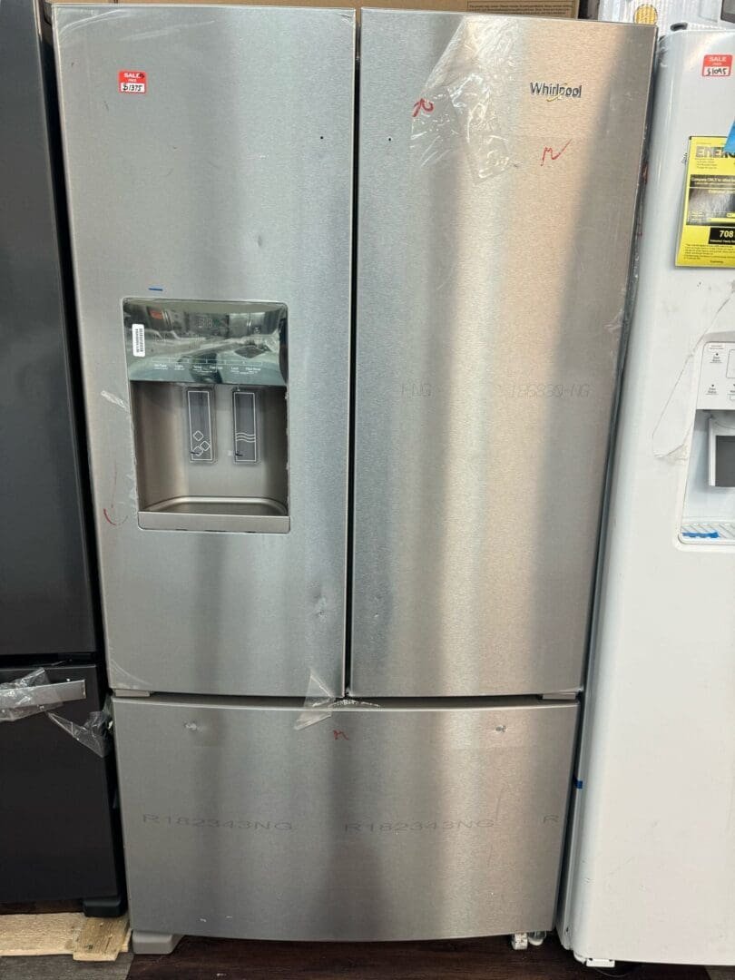Whirlpool New French 3 Door Refrigerator – Stainless
