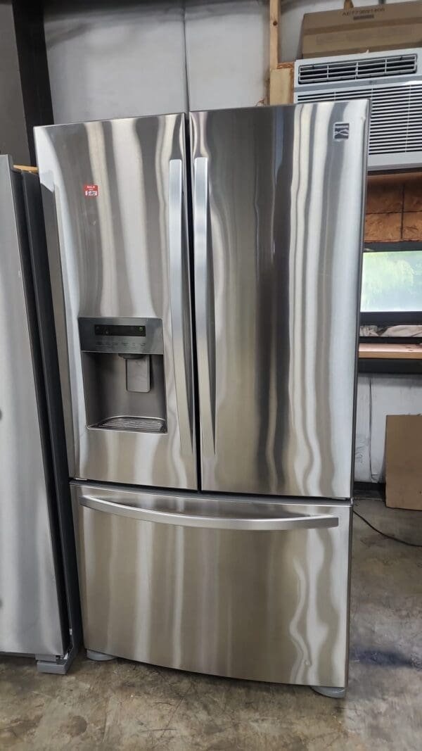 Kenmore Used 3 Door French Door Refrigerator - Stainless