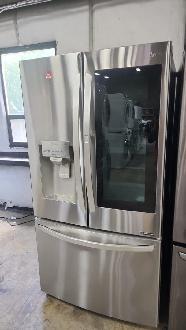 LG Like New InstaView 3 Door French Door Refrigerator – Stainless