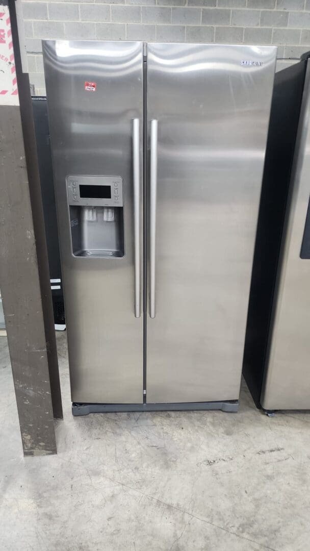 Samsung Used Side By Side Refrigerator Missing Parts – Stainless