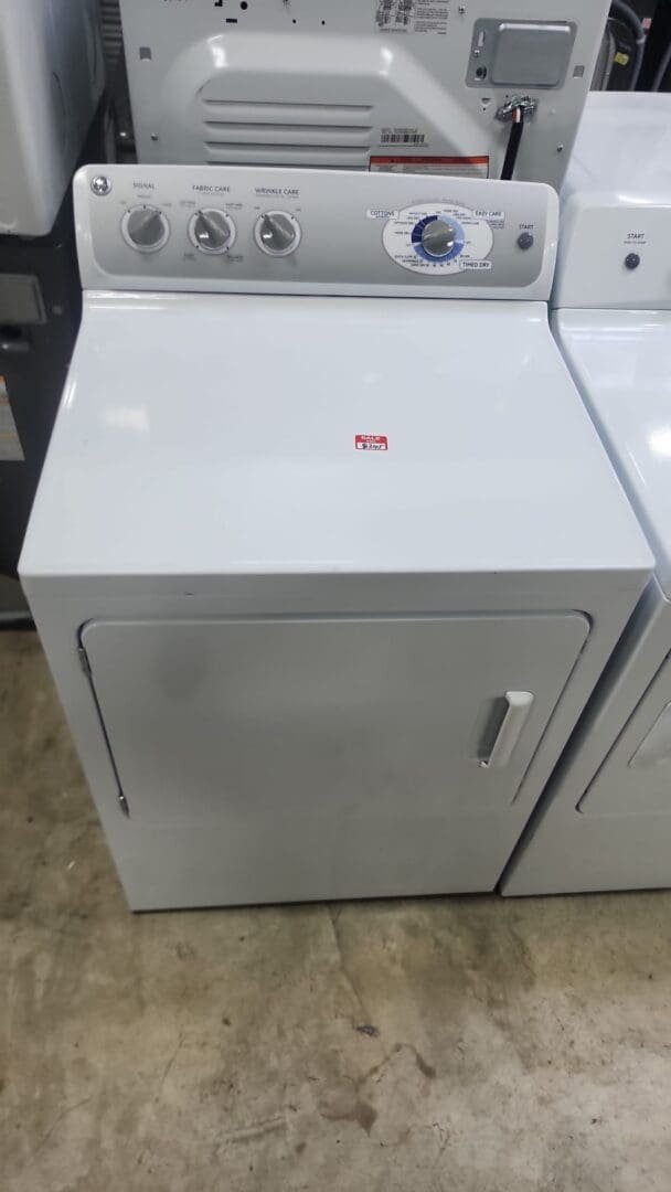 GE Used Front Load Dryer – White
