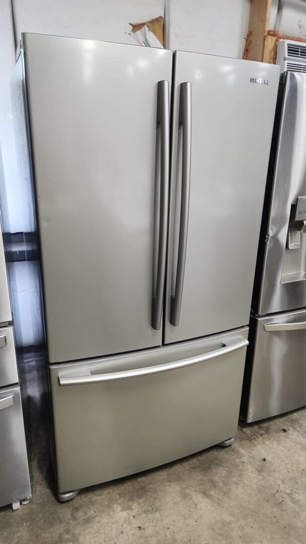 Samsung Refurbished 3 Door French Door Refrigerator – Slate