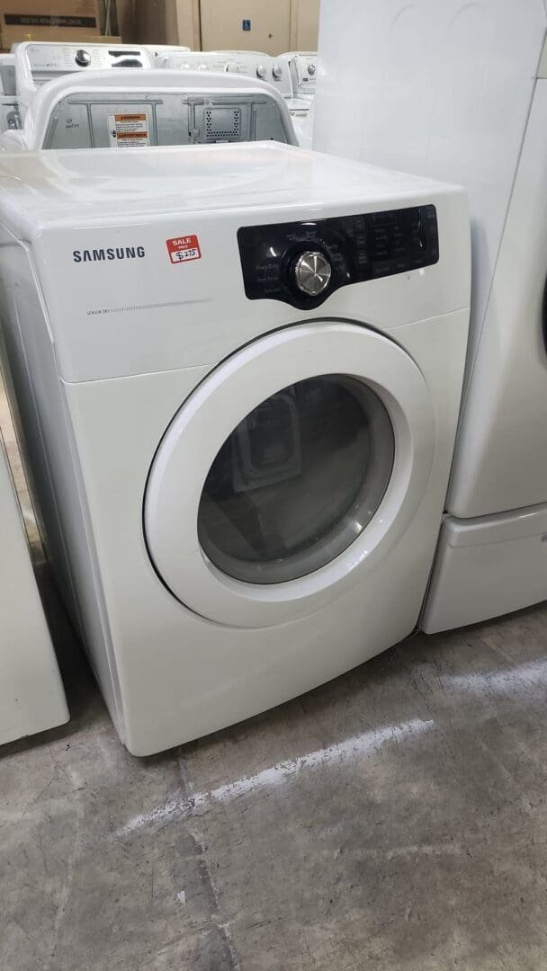 Samsung Used Front Load Dryer – White