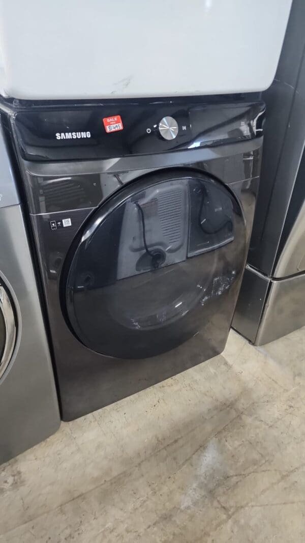 Samsung - 7.5 Cu. Ft. Stackable Smart Electric Dryer - Black