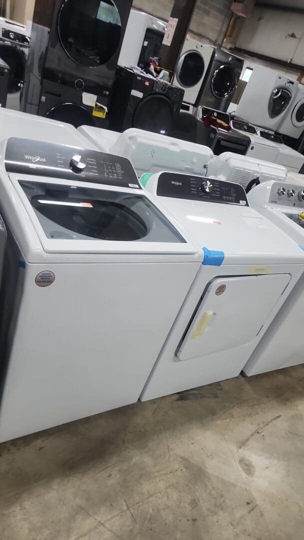 Whirlpool New Washer Dryer Set – White