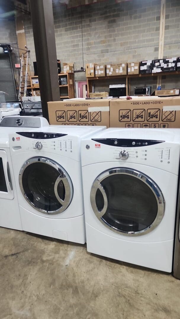 GE Refurbished Front Load Washer Dryer Set