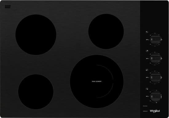 Whirlpool New WCE55US0HB01 – 30″ Electric Cooktop – Black