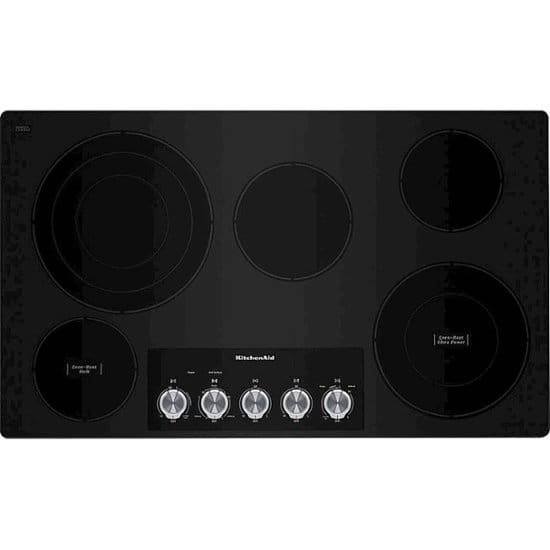 KitchenAid New – KCES556HSS- 36″ Built-In Electric Cooktop