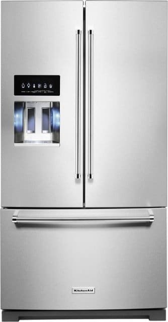 KitchenAid – 27 Cu. Ft. French Door Refrigerator with External Water and Ice Dispenser