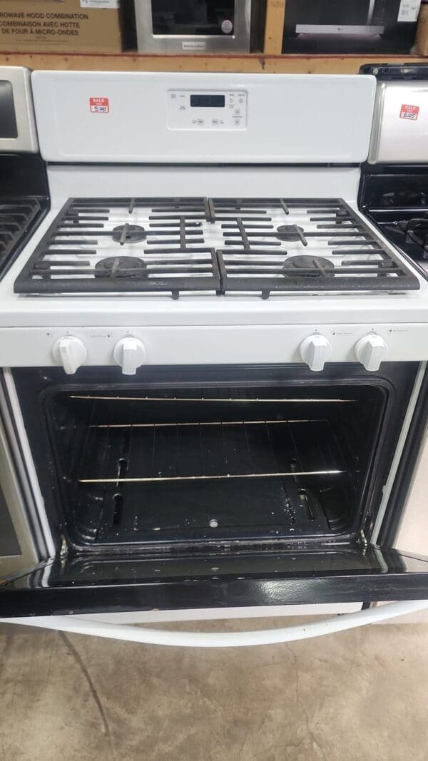 Whirlpool Used 4 Burner Gas Stove Freestanding