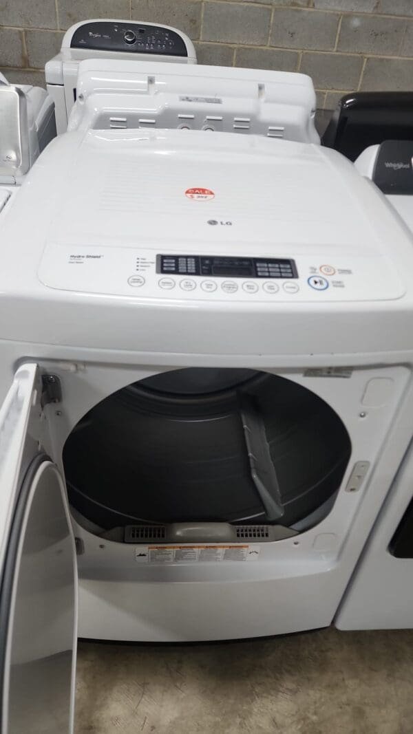 LG Used DLG1002W 27 Inch Front-Load Gas Dryer - Image 2