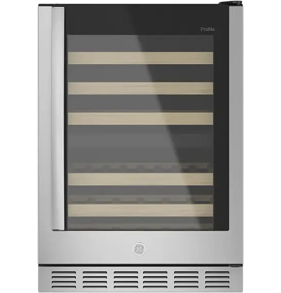 GE New PWS06DSPSS – 44-Bottle Dual Zone Wine Cooler