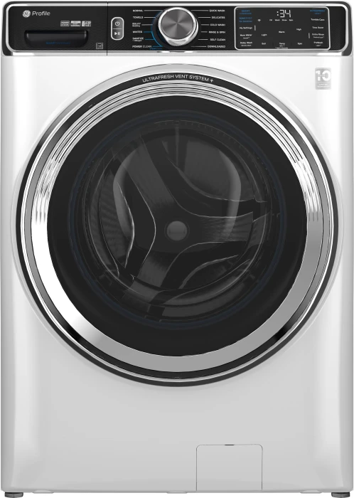 GE New PFW870SSVWW 28 Inch Smart Front Load Washer