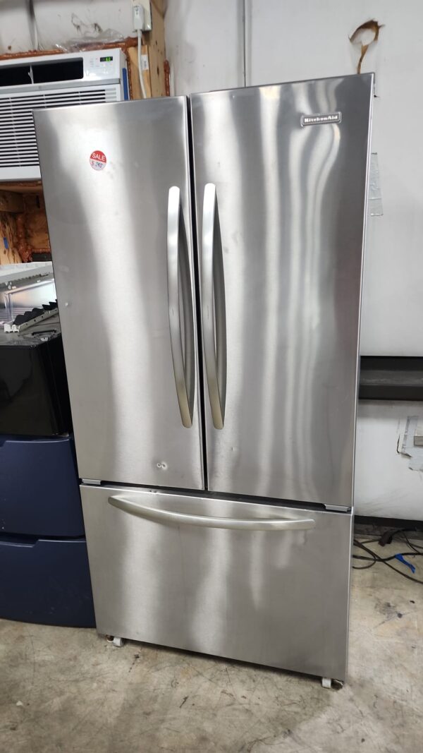 KitchenAid Used KFCS22EVMS French Door Counter Depth Refrigerator - Image 3