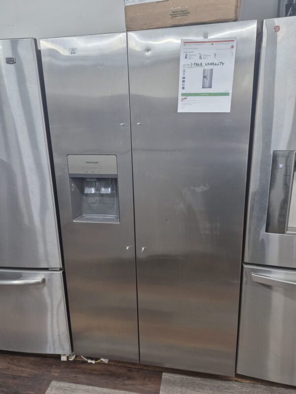 Frigidaire FRSS2623AS 36 Inch Freestanding Side by Side Refrigerator - Image 2