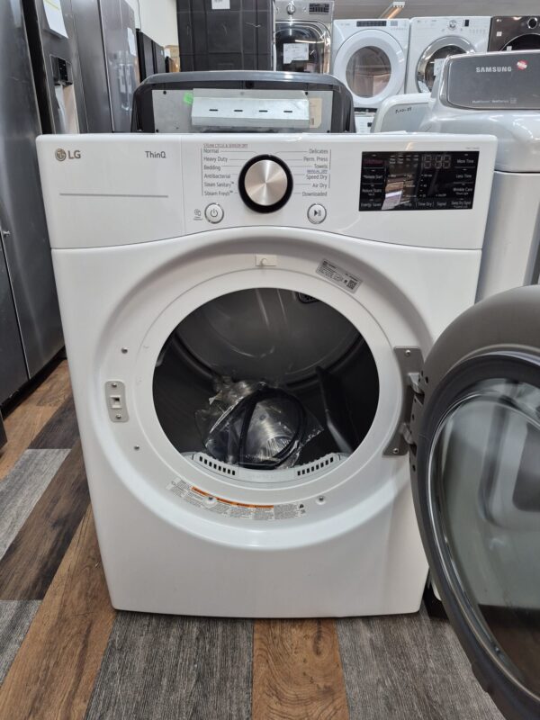 LG New DLGX4001W – 7.4 cu ft Smart Gas Dryer - Image 3