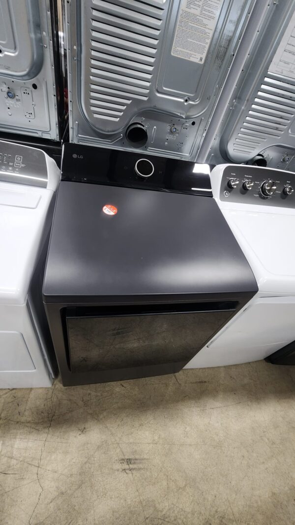 LG New DLGX8601BE 27 Inch Top Load Gas Dryer - Image 2