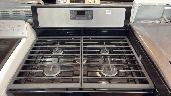 Whirlpool Used WFG540H0ES 30″ 5‑Burner Gas Range - Image 3