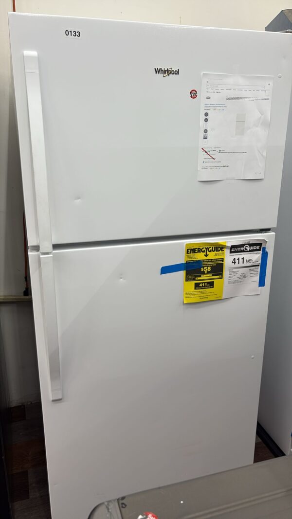 Whirlpool New WRT318FZDW 30 Inch Top Freezer Refrigerator - Image 2