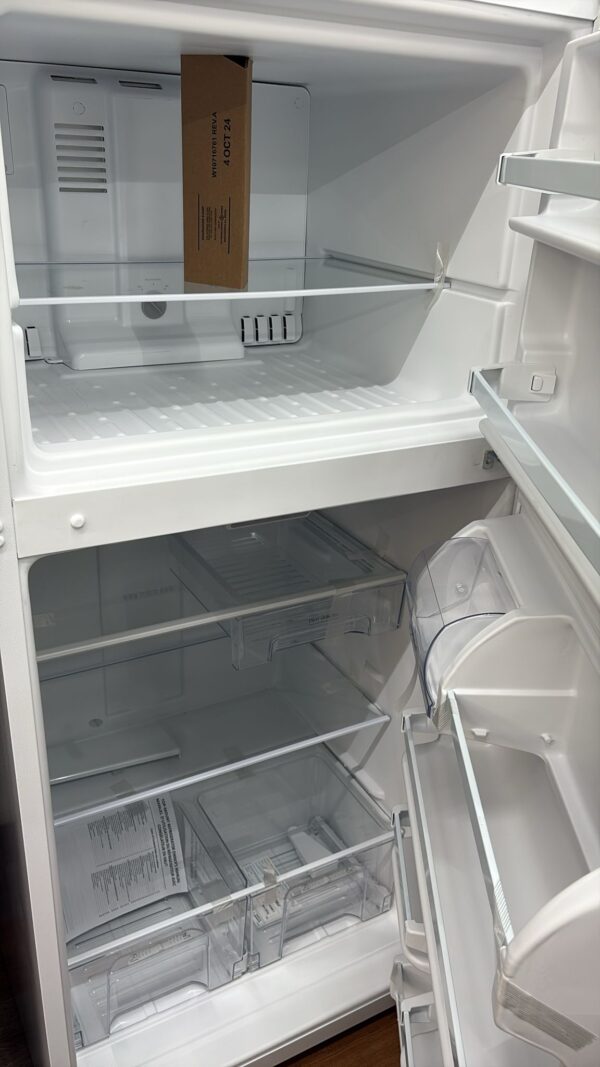 Whirlpool New WRT318FZDW 30 Inch Top Freezer Refrigerator - Image 3
